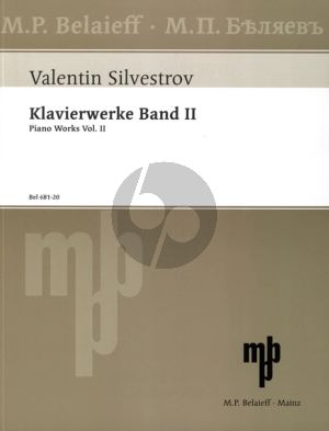 Silvestrov Piano Works Vol.2 - 1954 - 1973 (Intermediate-Advanced)