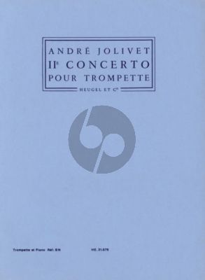 Jolivet Concert No.2 Trompette et Orchestre (reduction Trompette et Piano) (1954)