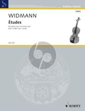 Widmann Etudes Vol. 1 No. 1 - 3 Violin (Bowings and Fingerings by Carolin Widmann)