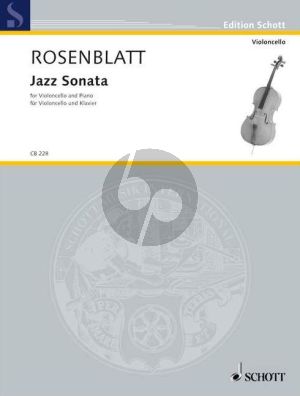 Rosenblatt Jazz Sonata for Cello and Piano