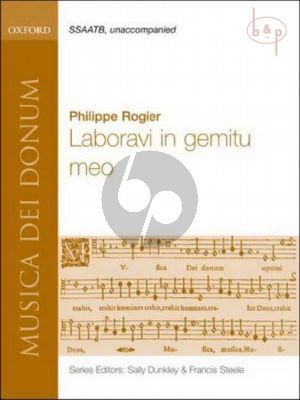 Rogier Laboravi in gemitu meo SSAATB (edited by Sally Dunkley)