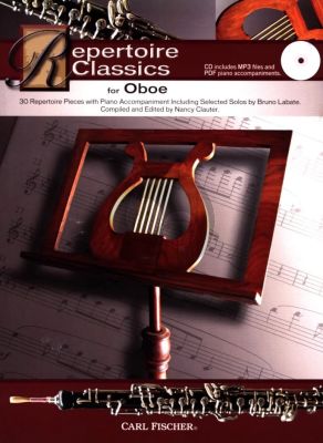 Album Repertoire Classics - 30 Classic Solos for Oboe and Piano - Book with Mp3 CD (edited by Brun Labate and Nancy Clauter)