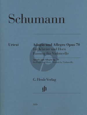 Schumann Adagio & Allegro Op.70 Violoncello-Klavier