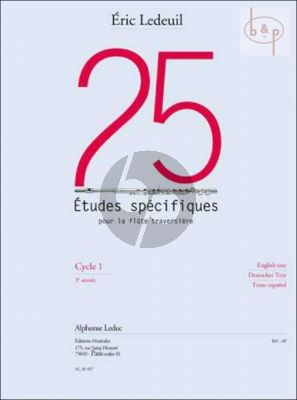 25 Etudes Specifiques pour Flûte