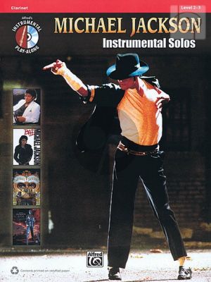 Michael Jackson Instrumental Solos for Clarinet (Bk-Cd) (Level 2 - 3)
