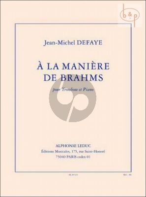 A la Maniere de Brahms