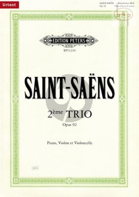Trio No.2 e-minor Op.92 for Violin, Violoncello and Piano (Score/Parts)