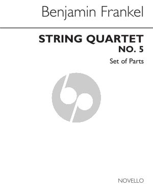 Frankel String Quartet No .5 Op. 43 Parts (1965)