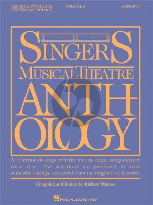 Singers Musical Theatre Anthology Vol. 5 Soprano (Book) (edited by Richard Walters)