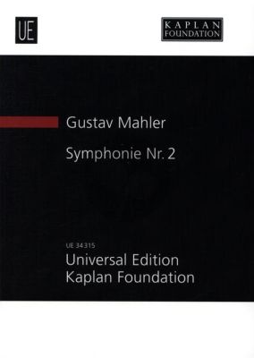 Mahler Symphony No.2 (Resurrection) (5 Mov.) (1894 rev.1910) Study Score (Critical Edition 2010) (by Renate Stark-Voit & Gilbert Kaplan)