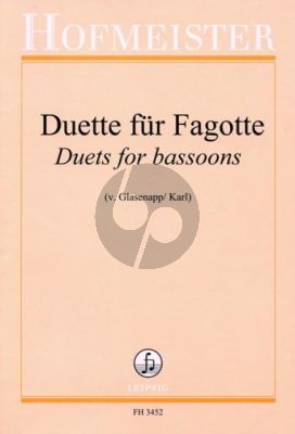 Duette fur 2 Fagotten (ed. Karl von Glasenapp)