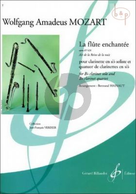 La Flute Enchantee KV 620 (Clar.[Bb]- 4 Clar.[Bb]) (Score/Parts) (arr. Bertrand Hainaut)