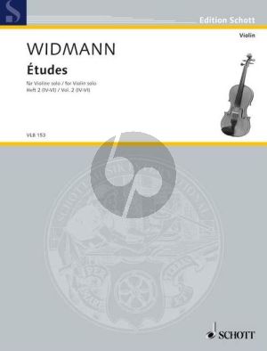 Widmann Etudes Vol.2 No. 4 - 6 Violin (bowings and fingering by Carolin Widmann)