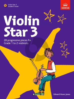 Huws Jones Violin Star 3 Student's Book Book with Cd (28 Progressive Pieces for Grade 1 to 2 Violinists)