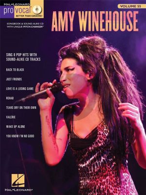 Winehouse 8 Hits Songs for Voice and Piano - Book with Cd (Pro Vocal Women's Ed. vol.55)