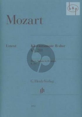 Sonata B-flat major KV 281 (189f) (edited by Ernst Herttrich)
