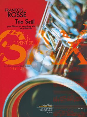 Rosse Trio Seul Flute-Saxophone alto-Violoncelle (3 Partitions)