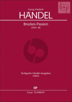 Brockes Passion HWV 48 (STB soli-SATB-Orch.)