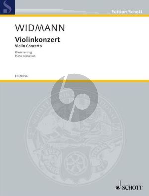 Widmann Concerto Violin and Orchestra (2007) (piano reduction) (piano red. by Erich Hermann)