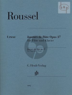 Joueurs de Flute Op. 27 Flute and Piano