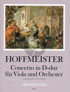 Hoffmeister Concerto D-major Viola-Orch. (piano red. by Winfried Michel) (edited by Yvonne Morgan)