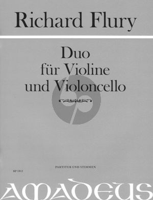 Flury Duo (1943) for Violin and Violoncello Score and Parts