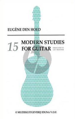 Hoed 15 Modern Studies for Guitar