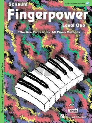 Schaum Fingerpower Level 1 Piano (Book with Audio online)