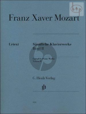 Samtliche Klavierwerke Vol.2 (edited by Karsten Nottelmann)