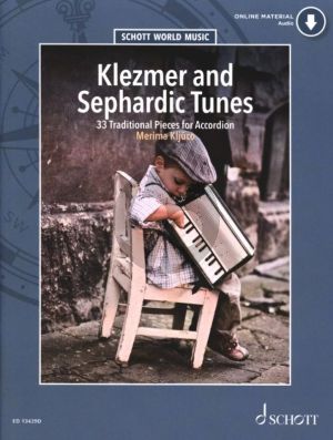 Kljuco Klezmer and Sephardic Tunes - 33 Traditional Pieces for Accordion Book with Audio Online