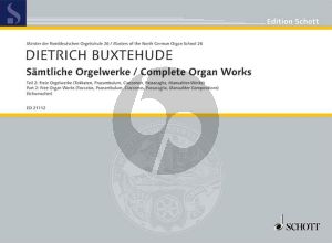 Buxtehude Samtliche Orgelwerke Vol.2 Freie Orgewerke (edited by Claudia Schumacher)