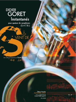 Instantanes 4 Saxophones SATB Score/Parts