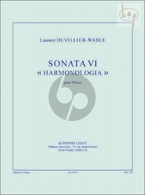 Sonata VI "Harmonologia"