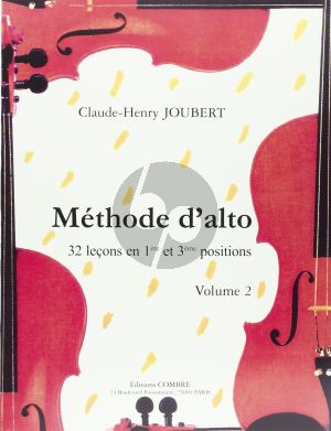 Joubert Methode d'Alto Vol.2 (32 Lecons 1 - 3 pos.)