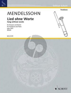 Mendelssohn Lied ohne Worte Op.30 No.3 Posaune und Klavier (arr. Wolfgang Birtel)