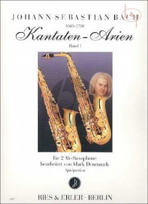 Kantaten-Arien Vol.1 2 Alto Saxophone Score