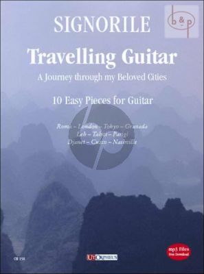 Travelling Guitar - A Journey through my beloved Cities - 10 Easy Pieces - Book with MP3 Files