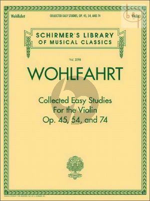 Collected Easy Studies Op.45 -Op.54 and Op.74 Violin