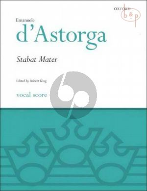 Stabat Mater for SATB soli-SATB-Strings and Organ Vocal Score