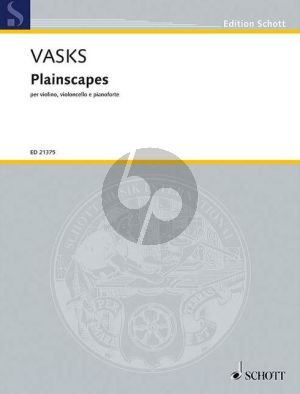 Vasks Plainscapes Violin-Cello and Piano (Score/Parts) (2011)