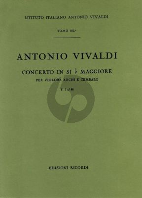 Vivaldi Concerto Si-bemolle Op.XII no.5 RV 379 F.I n.86