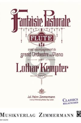 Kempter Fantaisie Pastorale Op. 71 Flöte und Klavier