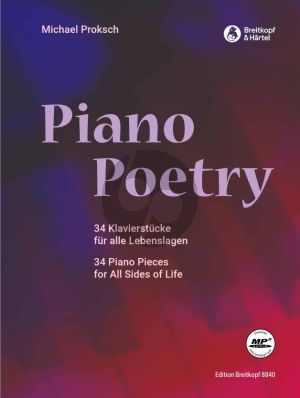 Proksch Piano Poetry - 34 Pieces for all Sides of Life Book with Audio Online