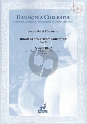 Duodena Selectarum Sonatarum Vol.4 Sonaten 10 - 12 (2 Vi.-Viola da G.-Bc)