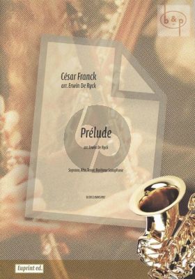 Prelude Op.18 4 Saxophones (SATB) Score/Parts