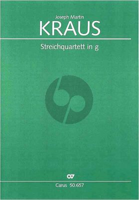 Kraus Quartet g-minor VB 183 (Op.1 No.3) (Fugen-Quartet) (Score) (edited by Sonja Gerlach)