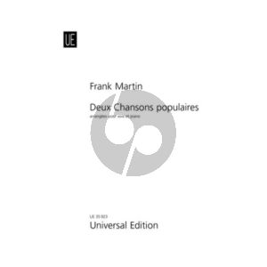 Martin 2 Chansons populaires Gesang-Klavier