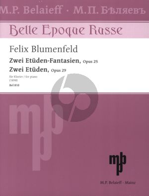 Blumenfeld 2 Etuden-Fantasien Op.25 & 2 Etuden Op.29 Klavier