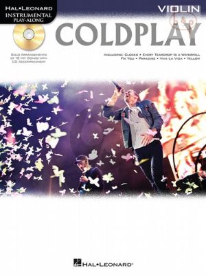 Coldplay for Violin Book with Audio Online