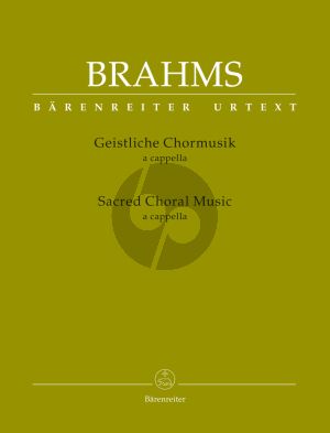 Brahms Geistliche Chormusik (Sacred Choral Music) (SATB) (edited by Peter Schmitz)